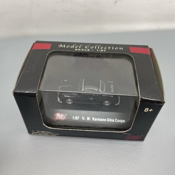Malibu International 1:87 Volkswagon VW Karmann Chia Coupe Car Black Die Cast - Picture 2 of 6